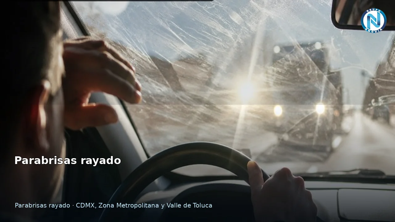 Restauración de parabrisas rayado para recuperar visibilidad